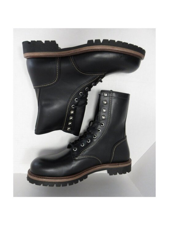 Belstaff Boots 11 Marshall Leather Heritage Moto Combat Vibram NEW main image 10